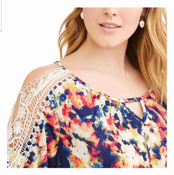 NEW WOMEN'S 3/4 SLEEVE TOP SIZE MEDIUM NEW YORK LAUNDRY - Picture 2 of 5